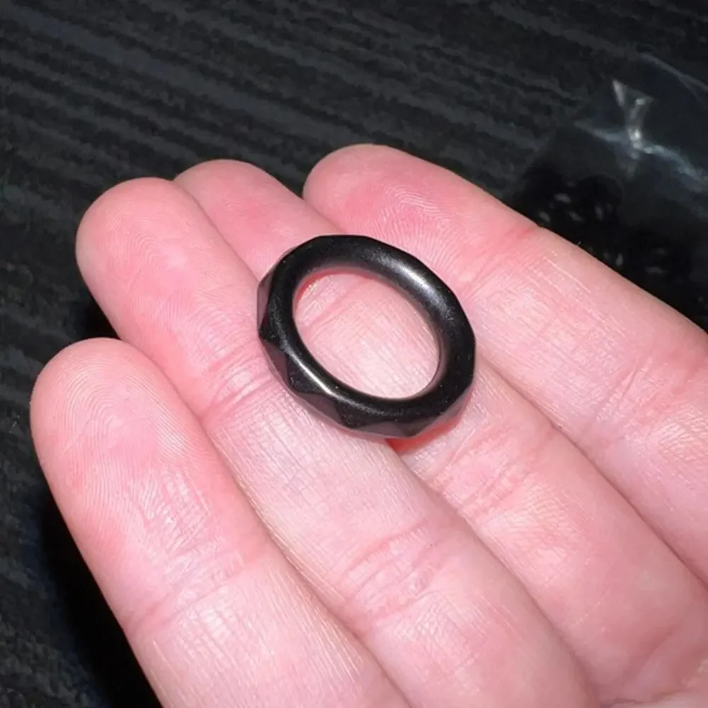 Black Metallic Plastic Craft Rings | Approx. 100 Pieces | Jewelry DIY Crafts New